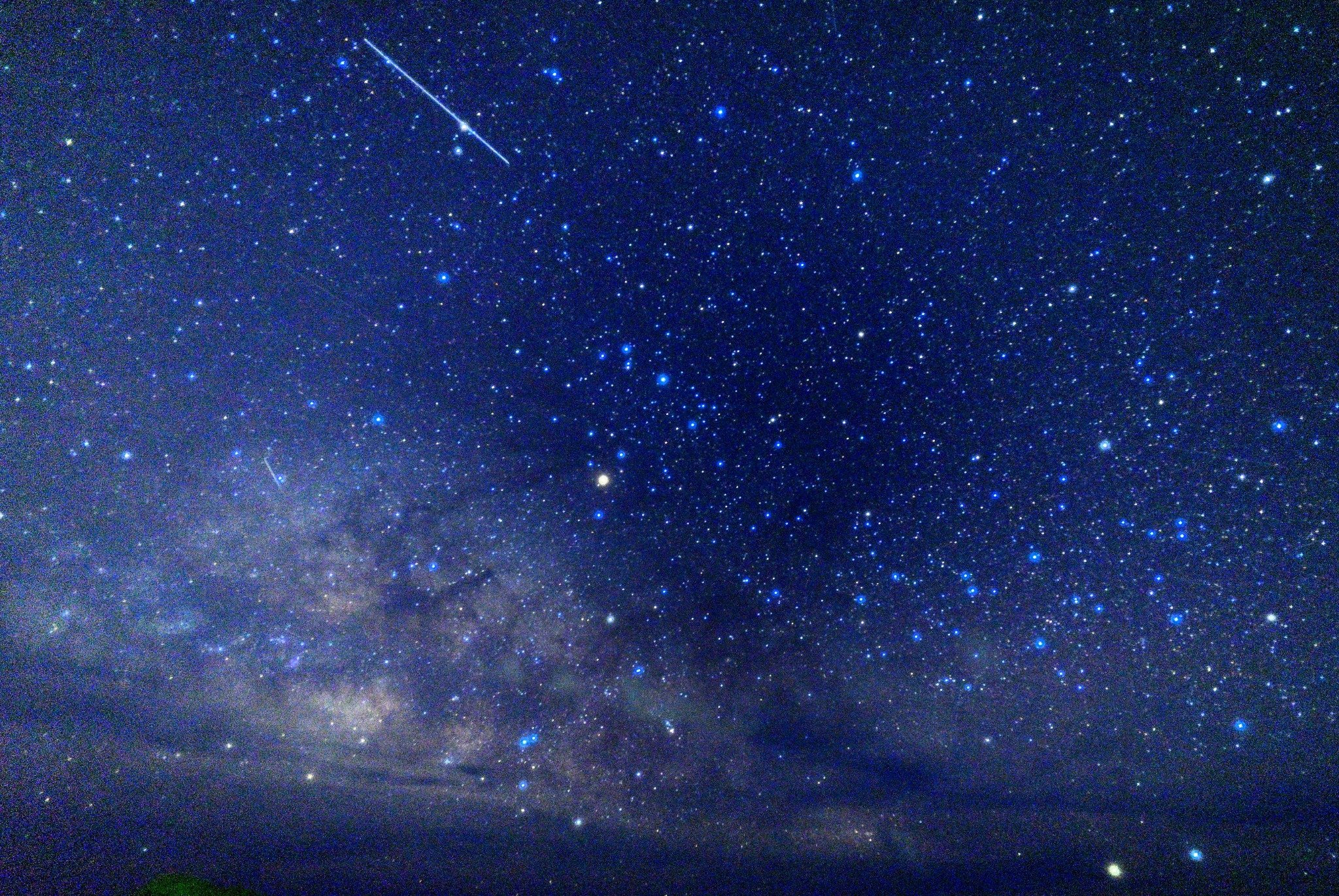 ご家族で撮影した星空フォト